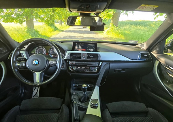 BMW Seria 3 cena 74900 przebieg: 141000, rok produkcji 2015 z Leszno małe 211
